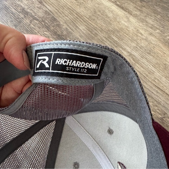 NWOT! “The Cro” Gray and Maroon Richardson Trucker Hat - Picture 5 of 8